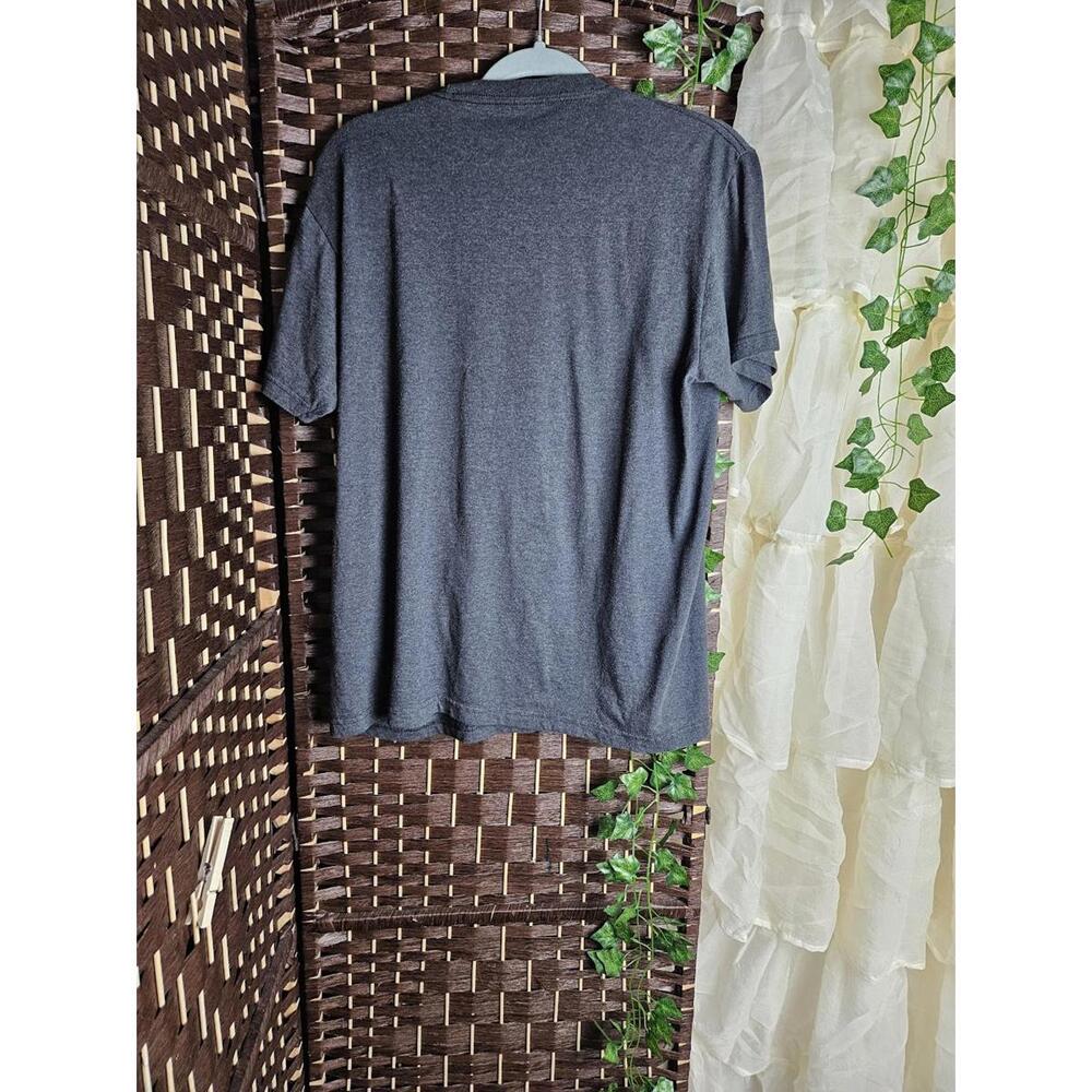Nirvana Rainbow Smiley Face Graphic Tee Charcoal Gray Band Shirt - Picture 4 of 4